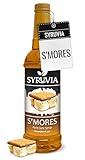 Syruvia S’mores Syrup for Coffee - 25.4 fl oz. Sweet Coffee Flavoring Syrup. Kosher and Gluten-Free. Perfect for Lattes, Smoothies, Shakes, Drinks, Desserts, and More.