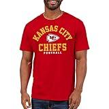 Junk Food Clothing x NFL - Kansas City Chiefs - Classic Team Logo - Unisex Adult Short Sleeve Fan T-Shirt for Men and Women - Size Large