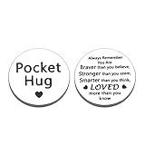 First Day of School for Kids, Pocket Hug Token for Teens Boys Girls, Stress Relief Gifts, Off to College Gifts, Mental Health Gifts, Birthday Gifts for Friends,Double-Sided ﻿