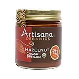 Artisana Organics Hazelnut Cacao Spread, 8 oz | No Palm Oil, Sweetened with Coconut Sugar