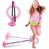 Hewog Skip Ball, Portable Foldable Colorful Flash Wheel Swing Ball, Kids Toys for Girls & Boys for Skip It, Sports Fitness Toys for Kids & Adults. Gifts for Mom Women & Girls Toys Age 5-10 Years