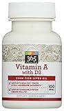 365 Everyday Value, Vitamin A with D3, 100 ct