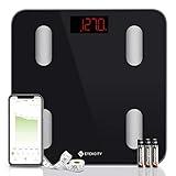 Etekcity Smart Scale for Body Weight, Digital Bathroom Weighing Machine Fat Percentage BMI Muscle, Accurate Composition Analyzer People, Bluetooth Electronic Measurement Tool, 400lb