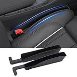 Edotim Car Seat Gap Filler, Seat Gap Organizer with Phone Holder, Car Seat Accessories, Car Organizer Fit Car SUV Truck-2PCS Black