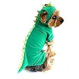 NACOCO Dog Dinosaur Design Costume Green Pet Clothes for Medium & Large Dog (Green, M)