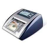 AccuBANKER D500 5-Point Automatic Counterfeit Money Bill Detector & Value Detection Machine with Infrared, Magnetic, Watermark, Dimension Detection & Ultraviolet Sensors, Commercial Grade, UL Listed