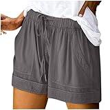 Generic Outlet' Prime of Day Deals Womens Plus Size Todays Deals Clearance of Sale Casual Summer Shorts Prime Prime of Day Bike Deals Cruise Wear for Seniors, Large, A02_gray