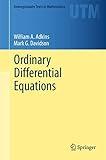 Ordinary Differential Equations (Undergraduate Texts in Mathematics)