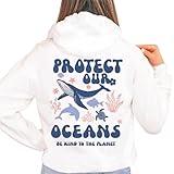 Protect Our Oceans Hoodie, Save Our Oceans Shirt, Aesthetic Oceans Shirt, Fashion Sweatshirt, Tumblr Hoodie Multicolor