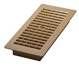 Decor Grates PL410-CML 4-Inch by 10-Inch Plastic Floor Register, Caramel