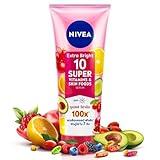 NIVEA Extra Bright 10 Super Vitamins & Skin Foods Body Serum Lotion, Size 320ml, 10.82 Oz (Pack Of 1)