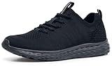 Shoes for Crews Everlight, Women's Slip Resistant Work Shoes, Water Resistant, Black, Size 9