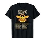 SPQR Ancient Rome Julius Caesar World Tour Roman History T-Shirt