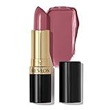 REVLON Lipstick, Super Lustrous Lipstick, Creamy Formula For Soft, Fuller-Looking Lips, Moisturized Feel in Mauves & Trends, On the Mauve (764) 0.15 oz