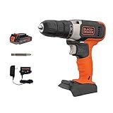 BLACK+DECKER 20V MAX* Cordless Drill, Cordless (BCD702C1)