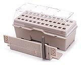 Tonosho Make your letters align more neatly, Metal Stamping Kit Storage box 36 holes with Alignment tools