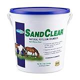 Farnam Sand Clear for Horses Natural Psyllium Crumbles, Veterinarian recommended to support the removal of sand & dirt from the ventral colon, 3 lbs., 9 scoops