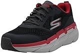 Skechers Men's Max Cushioning Premier Vantage-Performance Walking & Running Shoe Sneaker, Charcoal/Red, 12 M