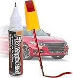 Zlirfy Touch Up Paint Pen,Car Scratch Remover for Deep Scratches,Two-In-One Car Paint Scratch Repair Pen,Car Accessories Car Paint Pen Car Touch Up Paint,Car Scratch Remover for Deep Scratches (Red1)