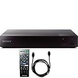 Sony Streaming Blu-ray Disc Player with Wi-Fi (BDP-S3700) with 6ft High Speed HDMI Cable