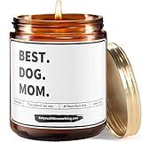 Dog Mom Gifts for Women - Funny Lavender Soy Candle - Christmas Gifts from Dog, New Home Housewarming Present Ideas for Dog Owners, Dog Lovers Birthday Gift for Her - Best Dog Mom Candle (9oz)