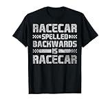 Race Cars Racecar Spelled Backwards Race Car Racing Apparel T-Shirt