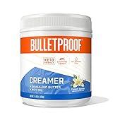 Bulletproof French Vanilla Creamer, 14.8 Ounces, Keto Coffee Creamer with MCT Oil and Grass-Fed Butter