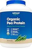 Nutricost Organic Pea Protein Isolate Powder (5LBS) - Unflavored, Certified USDA Organic, Protein from Plants, Vegetarian Friendly, Gluten Free, Non-GMO