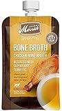 Merrick Grain Free Bone Broth, Premium Human Grade And Gluten Free Dog And Cat Food Topper Pouches, Chicken - 7 oz. Pouch