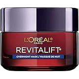 L'Oreal Paris Revitalift Triple Power Anti-Aging Overnight Mask, Pro Retinol, Hyaluronic Acid & Vitamin C, Reduce Wrinkles 1.7 Oz