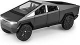 Qcar Pick-Up Truck Toy for Kids, Pickup Toy Truck Model, Alloy Truck Vehicles with Sound & Light, Pick-Up Truck Gift for Adults Kids Play or Display (1-32 Small Matte Black)