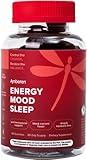 Amberen Energy, Mood, Sleep Gummies with Pycnogenol, Black Currant Flavor, 60 Ct, Support Supplements for Women 35+ to Boost Energy, Support Mood and Improves Sleep, Hormone-Free Energy Gummies