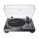 Audio-Technica AT-LP120XUSB-BK Direct-Drive Turntable (Analog & USB), Fully Manual, Hi-Fi, 3 Speed, Convert Vinyl to Digital, Anti-Skate and Variable Pitch Control Black