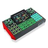 G9 Gaming Audio Mixer，Podcast Equipment Live Sound Card for Streaming，Audio Interface DJ Mixer Sound Card/Board Condenser Microphone for Tiktok Gaming Video Content Creator Kit.