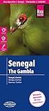 Senegal / The Gambia 2016, Travel Map - 1:550,000 (English, Spanish, French, German and Russian Edition)