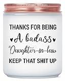 Daughter in Law Gift, Birthday Gift for Daughter in Law, Wedding, Anniversary, Engagement, Graduation, Christmas, Thanksgiving Gifts Candle for Daughter in Law