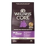 Wellness CORE Grain-Free Senior Dry Dog Food, Made in USA with Real Turkey and Natural Ingredients, With Nutrients for Immune, Joint, Skin & Coat Support, 24-Pound Bag