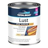 TotalBoat Lust Marine Varnish, High Gloss and Matte Finish for Wood, Boats, Outdoor Furniture (Matte, Quart)