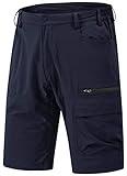 Rdruko Men's Golf Cargo Shorts Quick Dry Lightweight Work Outdoor Hiking Shorts 5 Pockets(Navy, US 38)