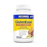 Enzymedica, GlutenEase Extra Strength, Maximum Potency Digestive Enzymes, Supports Gluten & Casein Intolerance, 30 Count