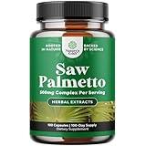 Extra Strength Saw Palmetto Extract - Advanced Saw Palmetto for Women and Men's Hair Health and Urinary Support with Plant Sterols & Flavonoids - Potent Herbal Saw Palmetto Supplement - 100 Capsules