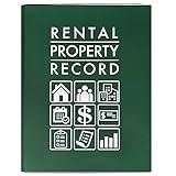 BookFactory Rental Property Record Book/Rental Property Log Book -8.5" x 11", 100 Pages, Laminate Hardbound (RNT-100-7CS-VM(Rental-Property)-RX)