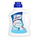 Lysol Disinfectant Laundry Sanitizer & Scent Booster, Laundry Detergent Additive, Color Safe Bleach Alternative, Laundry Odor Eliminator, Kills Bacteria & Viruses, Crisp Linen Scent, 90 Fl Oz