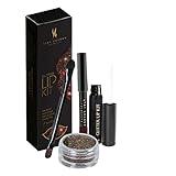 SG STAY GOLDEN COSMETICS It's Cocoa Glitter Lip Kit without Lip Liner, Smudge Proof, Long Lasting 2oz