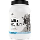 Levels Grass Fed Whey Protein Powder, No Artificials, 25G of Protein, Unflavored, 2LB