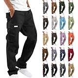 Overstock Cargo Pants for Men Casual Baggy Lightweight Work Hiking Pant Relaxed Fit Stretch Waist Jogger Sweatpant with Pocket Pantalones Deportivos Para Hombres