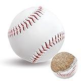 Unmarked Adult Baseballs, Practice Baseball Standard Size 9 Inch, Blank Youth Baseballs Game Tball Balls Gifts for High School League Training, Pitching, Fielding, Throwing, Autograph