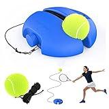 CHEGIF Tennis Trainer Rebound Ball with 2 String Balls, Solo Tennis Training Equipment for Self-Pracitce, Portable Tennis Training Tool, Tennis Rebounder Kit,Suitable for Beginners Sport Exercise