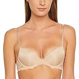 Calvin Klein Women's Seductive Comfort with Lace Lift Demi Bra, Bare, 36DD