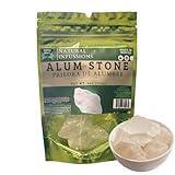 Alum Stone (Piedra de Alumbre) 4 oz - Multi-Purpose Crystal for Skin Care and Healing - Natural Deodorant & Antiperspirant | Shaving Stone.